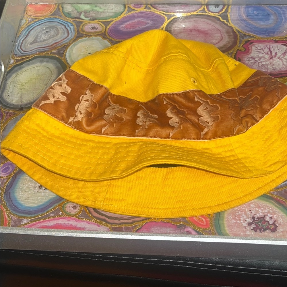 Kappa Yellow and Black Bucket Hat